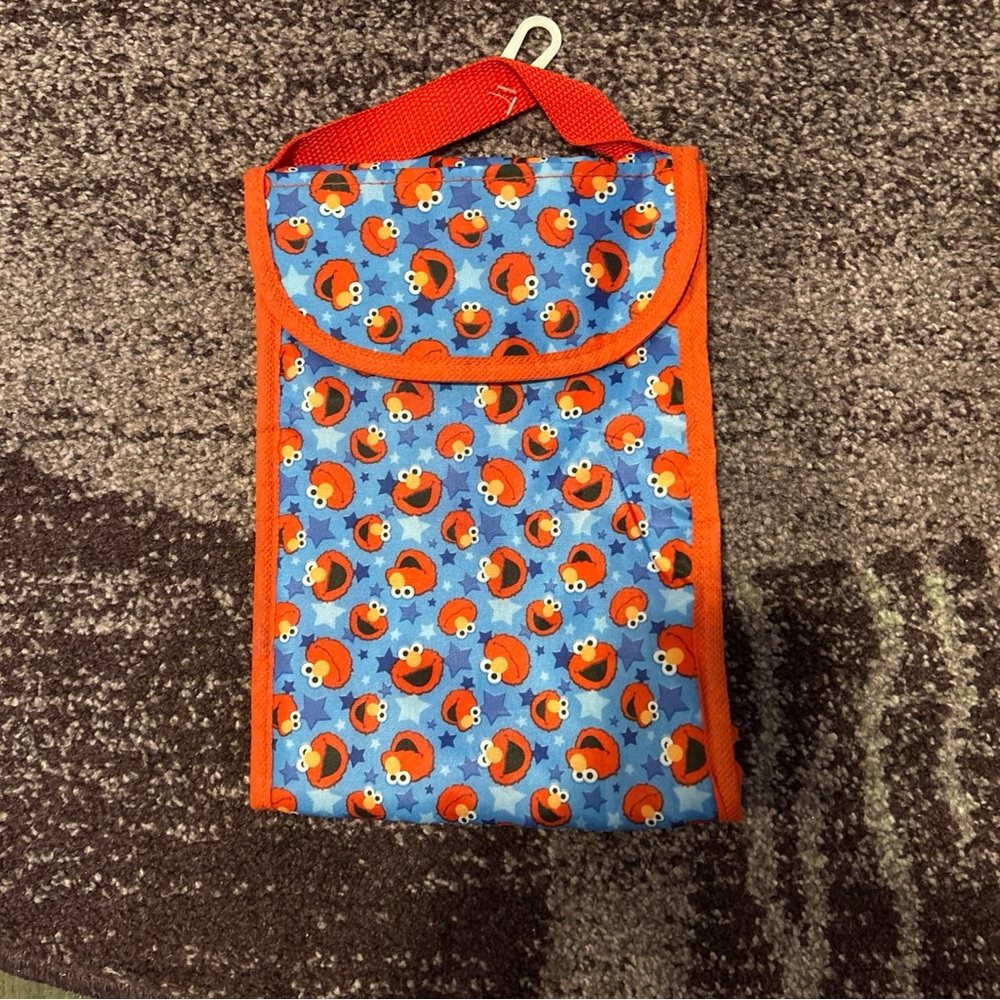 Kids Elmo Blue and Red Lunch Box